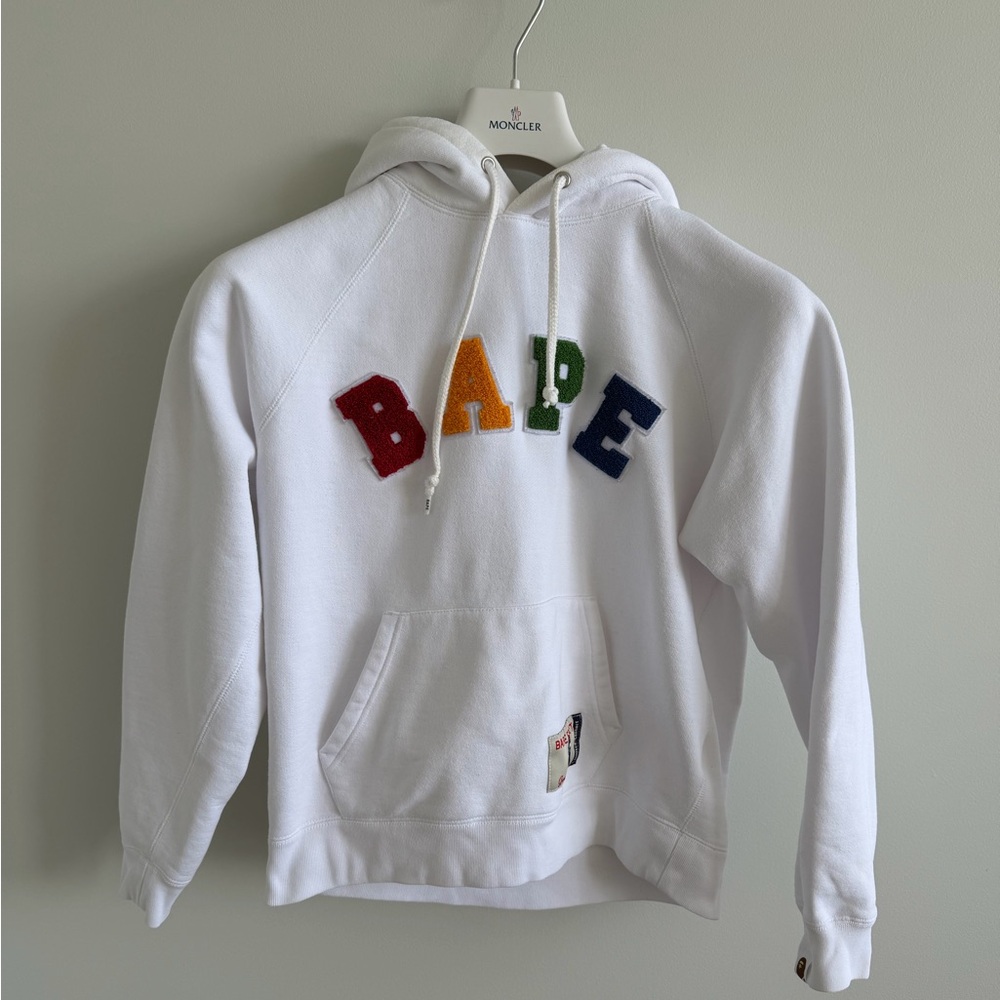 Bape White Hoodie